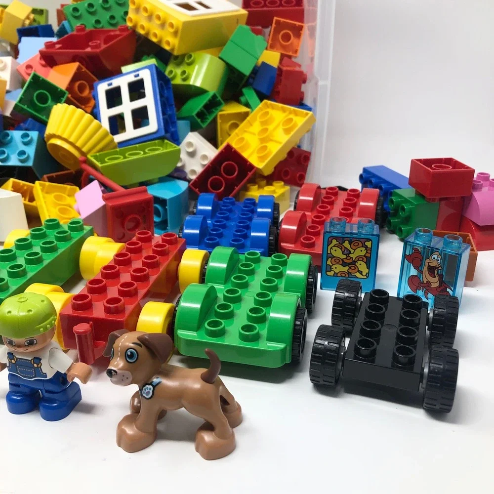 Lego Duplo 5 Pound Lb Lot Of Bulk Pieces Great Assortment Animals Minifigures